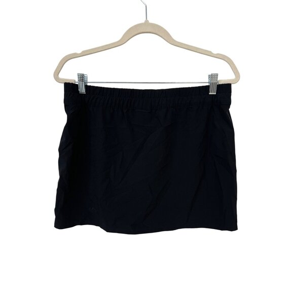 Eddie Bauer Elastic Waist Pull On Skirt Womens S Black Outdoor Athleisure Sporty - Picture 2 of 12